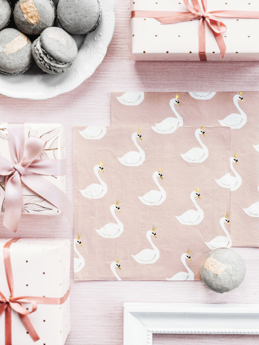 Set 20 servetele Lovely Swan, 33x33cm [4]