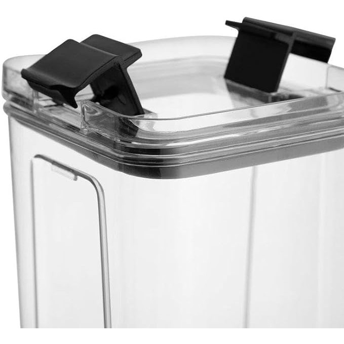 Set 4 Recipiente Depozitare Alimente,  Flippy, pentru Organizare Bucatarie, cu Inchidere Ermetica, Transparent, Plastic fara BPA, Compatibile cu Masina de Spalat Vase, Diferite Dimensiuni, 350 ml, 130 [5]