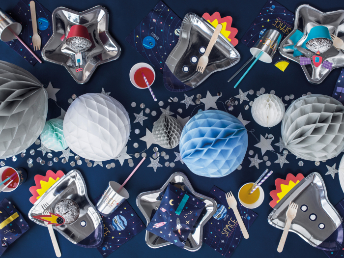 Set 6 Farfurii Space Party - Racheta 23 cm [4]