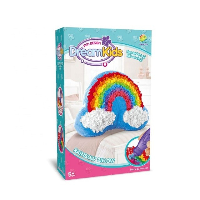 Set creatie perna pentru copii, Dream Kids, Curcubeu [4]
