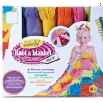 Set de creatie DIY Flippy, tesut si tricotat, patura 6+ ani, multicolor [3]