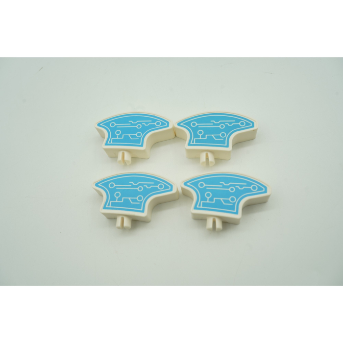 Set inteligent de blocuri magnetice pentru copii, 8 piese, cutie depozitare, racheta, albastru [9]