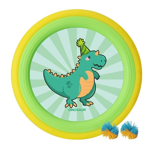 Set Interactiv Frisbee, Fippy, pentru Copii, 2 Palete Elastice, Diametru 30 cm, 4 Mingi, + 3 Ani, Design Animat, Multicolor [6]