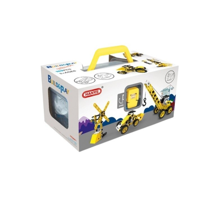Set pentru construit masini, Flippy, Educativ si creativ, 100 piese [7]