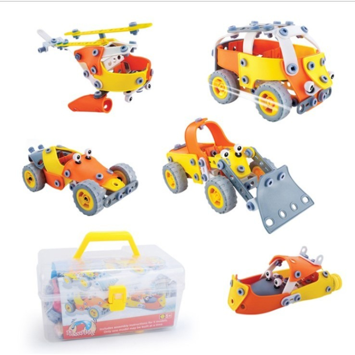 Set pentru construit masini, Flippy, Educativ si creativ, 148 piese [5]