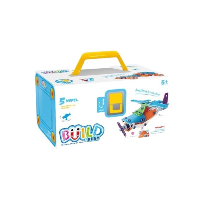 Set pentru construit masini, Flippy, Educativ si creativ, DIY, 132 piese [4]