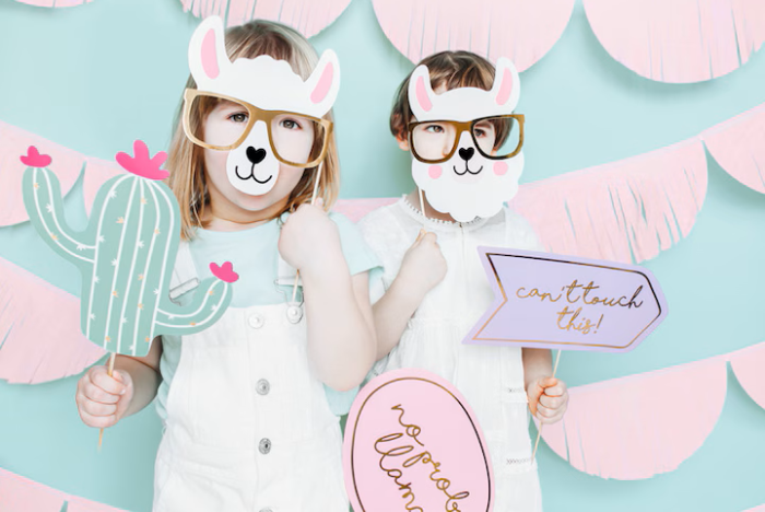 Set recuzita foto Llama Party, 5 buc [2]