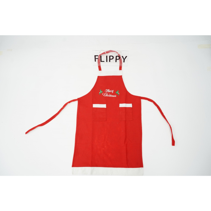 Sort Craciun, Flippy,cu inscriptie Marry Christmas, rosu, pentru adulti, poliester [2]