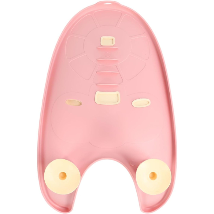 Suport de Baie Bebelusi , 0-12 luni, Montare pe Chiuveta/Lavoar/Cada, Ventuze Antiderapante cu Intaltime Reglabila, 50 x 24 x 12.5 cm, Roz [3]