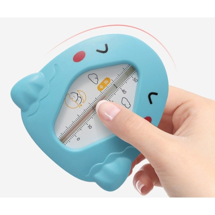 Termometru pentru Baie , Plutitor, Rezistent la apa, Multifunctional, Model Gaina, 10.5x10.5x2.5 cm, Albastru [4]