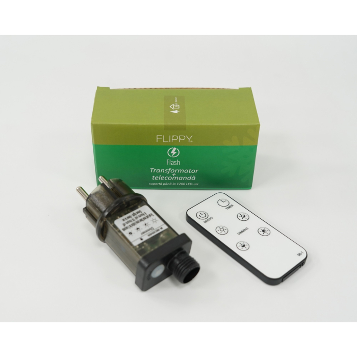 Transformator cu telecomanda, Flippy, Flash, 31 v, negru [1]