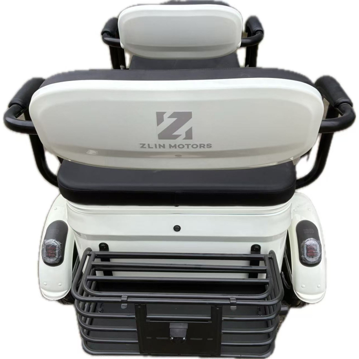 Triciclu Electric V6, Saige, Fara Permis, cu Doua Locuri, Motor 1800W, Baterie 72V24Ah, Autonomie 60km, 220x88x105 cm, Viteza Maxima 25km/h, Alb [8]