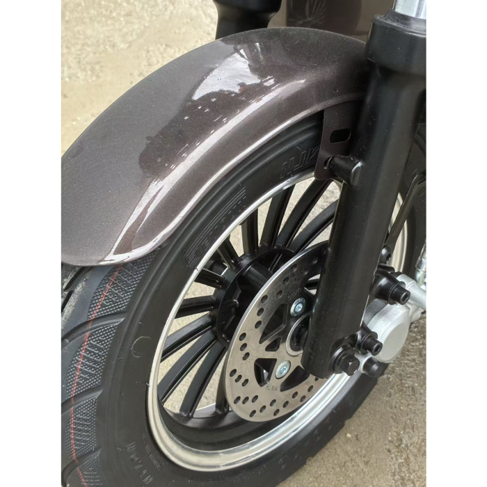 Triciclu Electric V6, Saige, Fara Permis, cu Doua Locuri, Motor 1800W, Baterie 72V24Ah, Autonomie 60km, 220x88x105 cm, Viteza Maxima 25km/h, Alb Coffee [4]