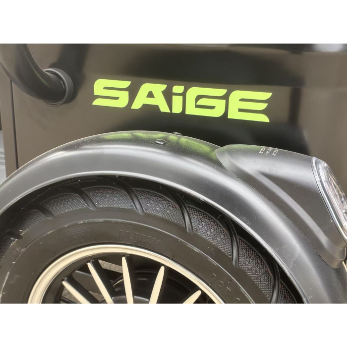 Triciclu Electric V6, Saige, Fara Permis, cu Doua Locuri, Motor 1800W, Baterie 72V24Ah, Autonomie 60km, 220x88x105 cm, Viteza Maxima 25km/h, Negru [11]