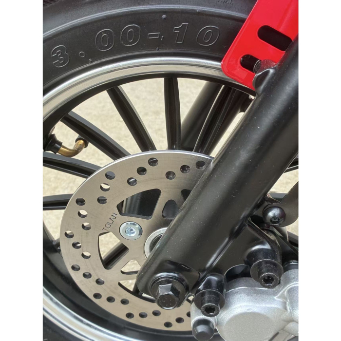 Triciclu Electric V6, Saige, Fara Permis, cu Doua Locuri, Motor 1800W, Baterie 72V24Ah, Autonomie 60km, 220x88x105 cm, Viteza Maxima 25km/h, Rosu [16]