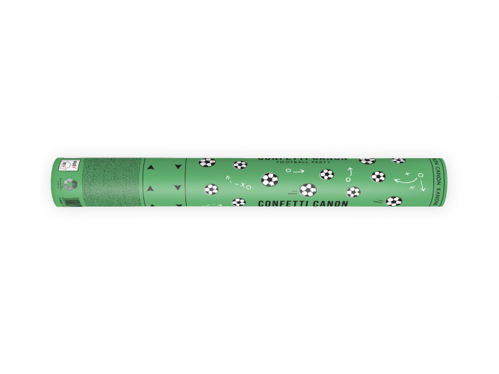 Tun de confetti cu mingi de fotbal, mix, 40cm [2]