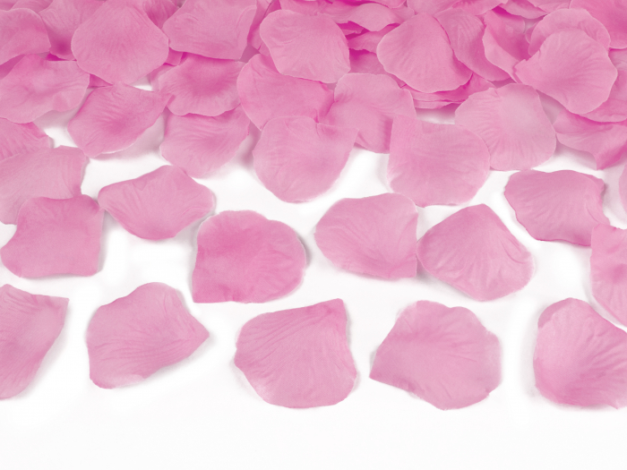Tun de confetti cu petale de trandafiri, roz, 60cm [3]