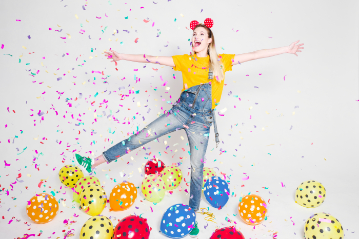 Tun de confetti, mix, 60cm [3]