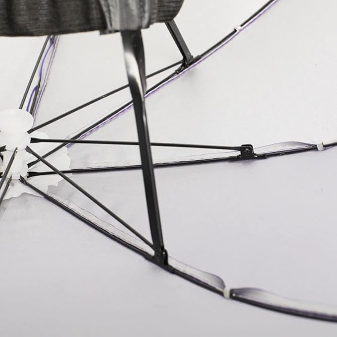 Umbrela de Cap , Diametru 69 cm, Banda Elastica de Cap, Protectie UV/Ploaie, Gri [3]