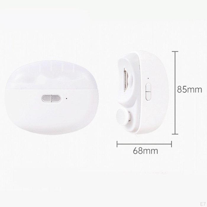 Unghiera Electrica 2 in 1, Flippy, Taiat si Slefuit, 2 Viteze, Lumina LED, Design Ergonomic, Compartiment Resturi, Portabila, Silentioasa 65 db, USB-C, Manichiura, Ideal Pentru Copii si Adulti, 8.5 x  [3]