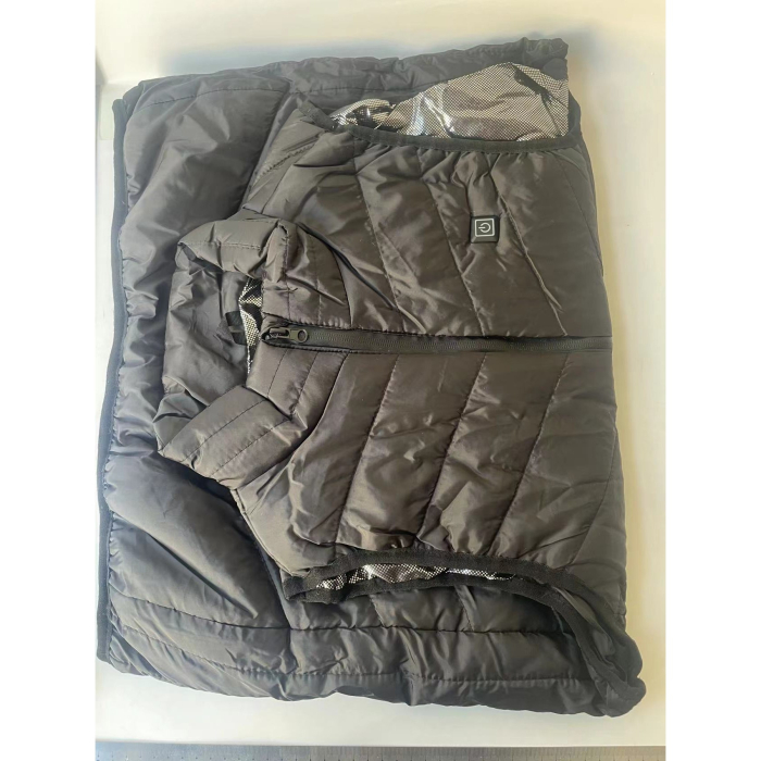 Vesta Inteligenta Incalzita, Flippy, Unisex, 2 Zone de Incalzire, Umplutura Bumbac, 3 Trepte de Temperatura, Incarcare USB, Negru, sub 45 kg, Marime S [12]