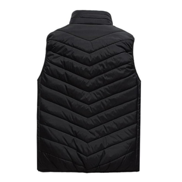 Vesta Inteligenta Incalzita, Flippy, Unisex, 2 Zone de Incalzire, Umplutura Bumbac, 3 Trepte de Temperatura, Incarcare USB, Negru, sub 45 kg, Marime S [2]