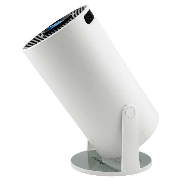 Video Proiector Portabil cilindric HY300, Flippy, Inteligent, HD 1280×720, Wireless, Compatibil cu Android/iOS, AC, 19 x 11 x 9 cm, Alb [2]