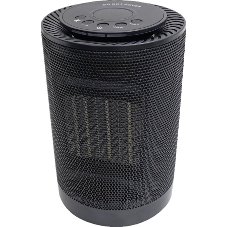 Incalzire si climatizare - Aeroterma / Radiator ceramic Flippy PTC-1500K1, 1500 W, 2 trepte de putere, termostat reglabil, Negru