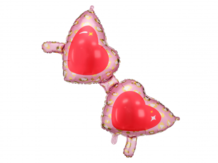 Petrecere Valentines Day - Balon de folie Ochelari Inima 120 cm