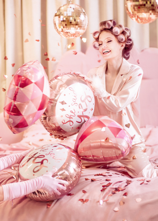 Balon de folie inel "she said yes" 41 x 72 cm [1]