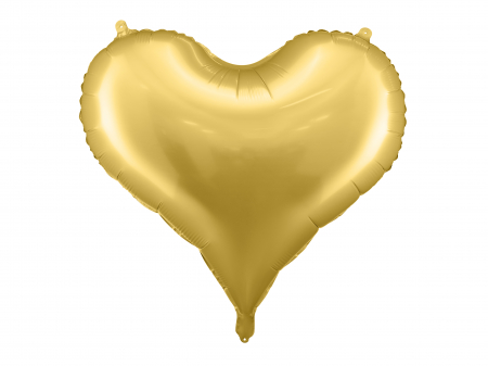 Petrecere Valentines Day - Balon de folie Inima Auriu 75 cm