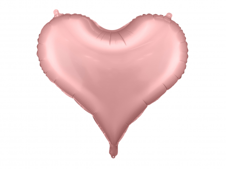 Petrecere Valentines Day - Balon de folie Inima roz bombon 75 cm