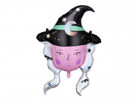 Petrecere Halloween - Balon de folie Vrajitoare 100 cm