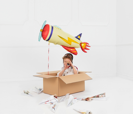 Balon din folie Avion 91 cm [1]