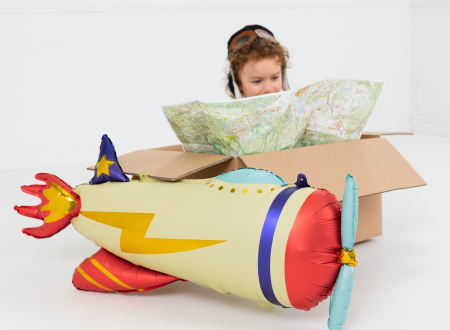 Balon din folie Avion 91 cm [2]