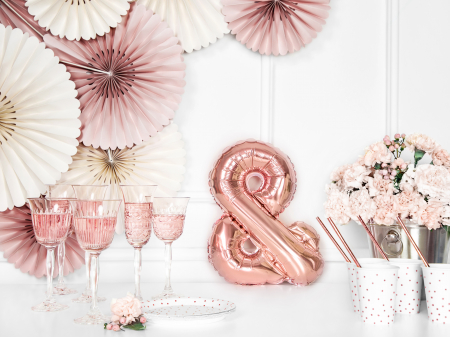 Balon folie &, 35cm, rose gold (1 buc.) [3]