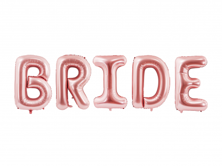 Baloane litera - Balon folie Bride, 280x86cm, rose gold (1 buc.)