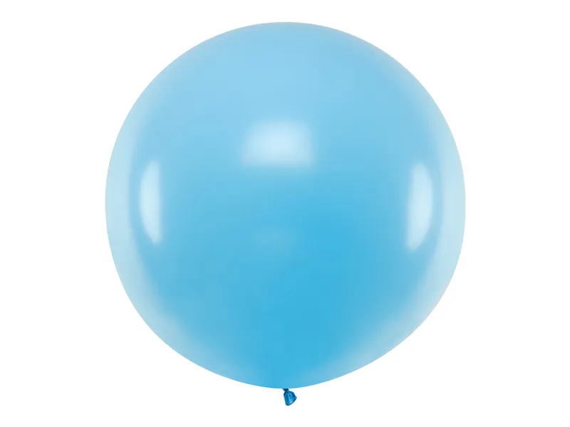 Baloane Orbz - Balon rotund 1m, albastru pastel