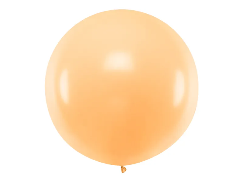 Cutii Pentru Baloane - Balon rotund 1m, culoare pastel piersică deschisă