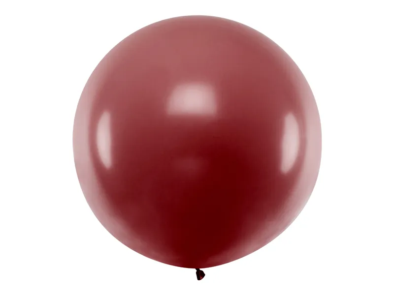 Baloane Orbz - Balon rotund 1m, culoare vișinie pastel
