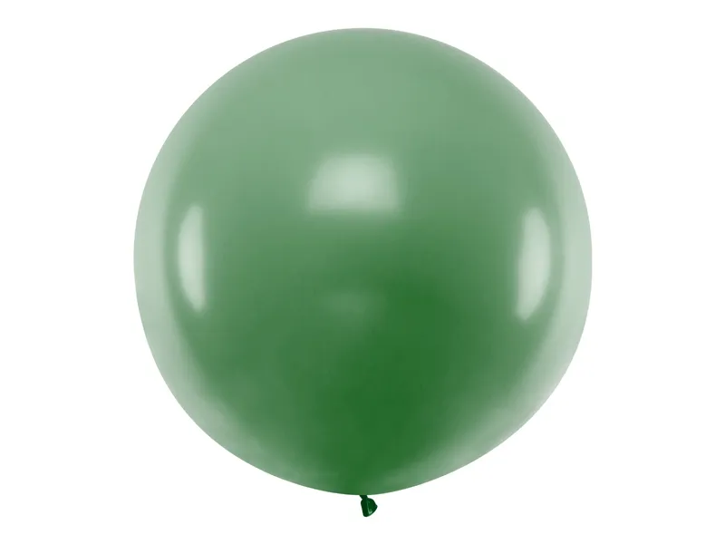 Baloane Orbz - Balon rotund 1m, verde închis pastel