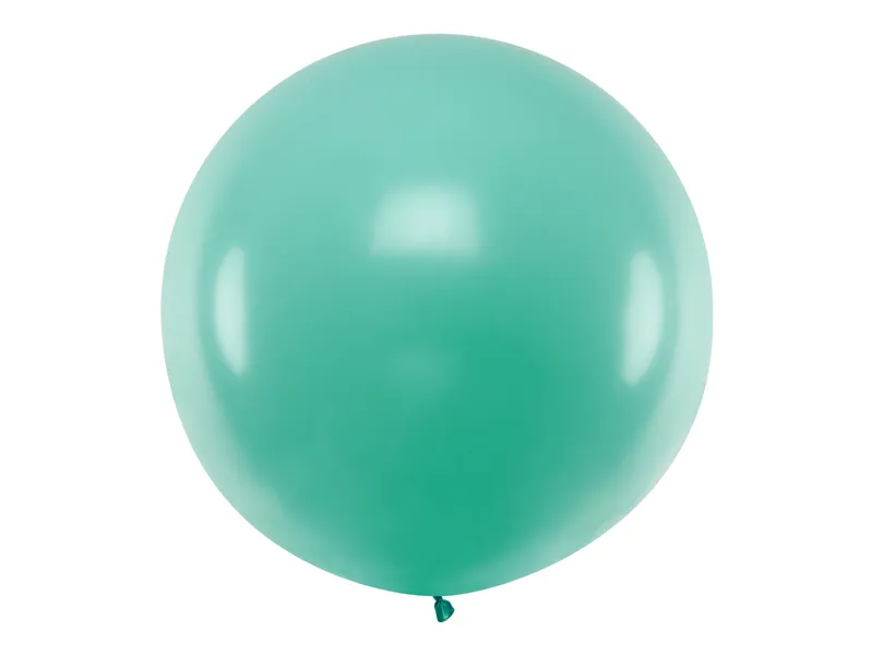 Baloane Orbz - Balon rotund 1m, verde pastel