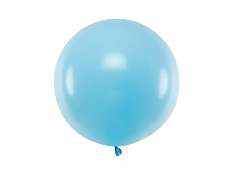 Baloane Orbz - Balon rotund 60cm, albastru pastel
