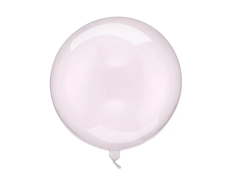 Cutii Pentru Baloane - Balon sferă, 40 cm, roz transparent