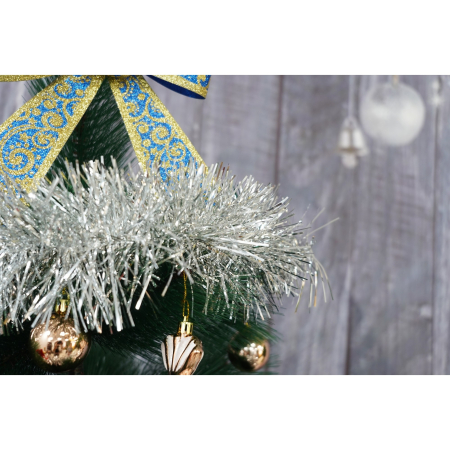 Beteala Craciun, Flippy, argintiu, marimea: 2 m x 11 cm material:folie PVC, interior/exterior [2]