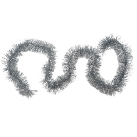 Craciun - Beteala Craciun, Flippy, argintiu, marimea: 2 m x 9 cm material:folie PVC, interior/exterior