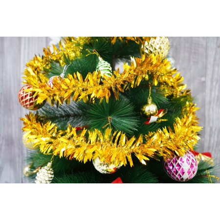 Beteala Craciun, Flippy, auriu, marimea:  2 m x 6.5 cm material:folie PVC, interior/exterior [3]