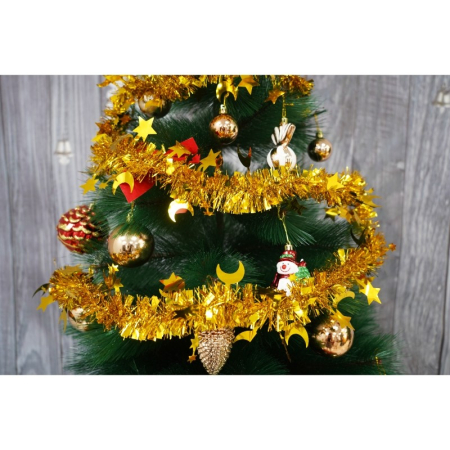 Beteala Craciun, Flippy, auriu, marimea: 2 m x 9 cm x 5 cm material:folie PVC, interior/exterior [8]