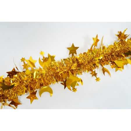 Beteala Craciun, Flippy, auriu, marimea: 2 m x 9 cm x 5 cm material:folie PVC, interior/exterior [6]