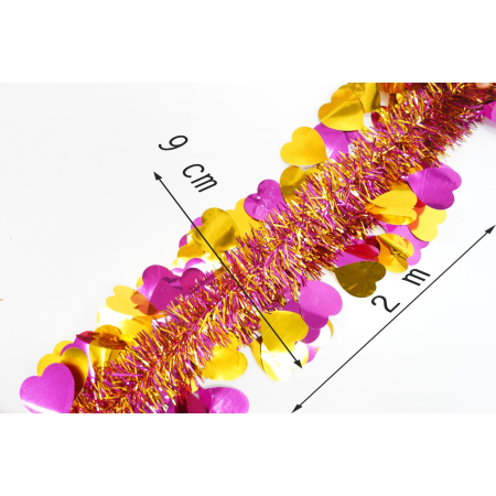 Beteala Craciun, Flippy, auriu, marimea: 2 m x 9 cm x 9 cm material:folie PVC, interior/exterior [5]